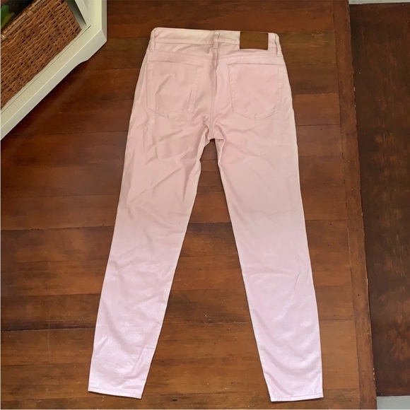 Ralph Lauren Collection 400 Matchstick Foiled Jean in Summer Pink - Picture 5 of 16